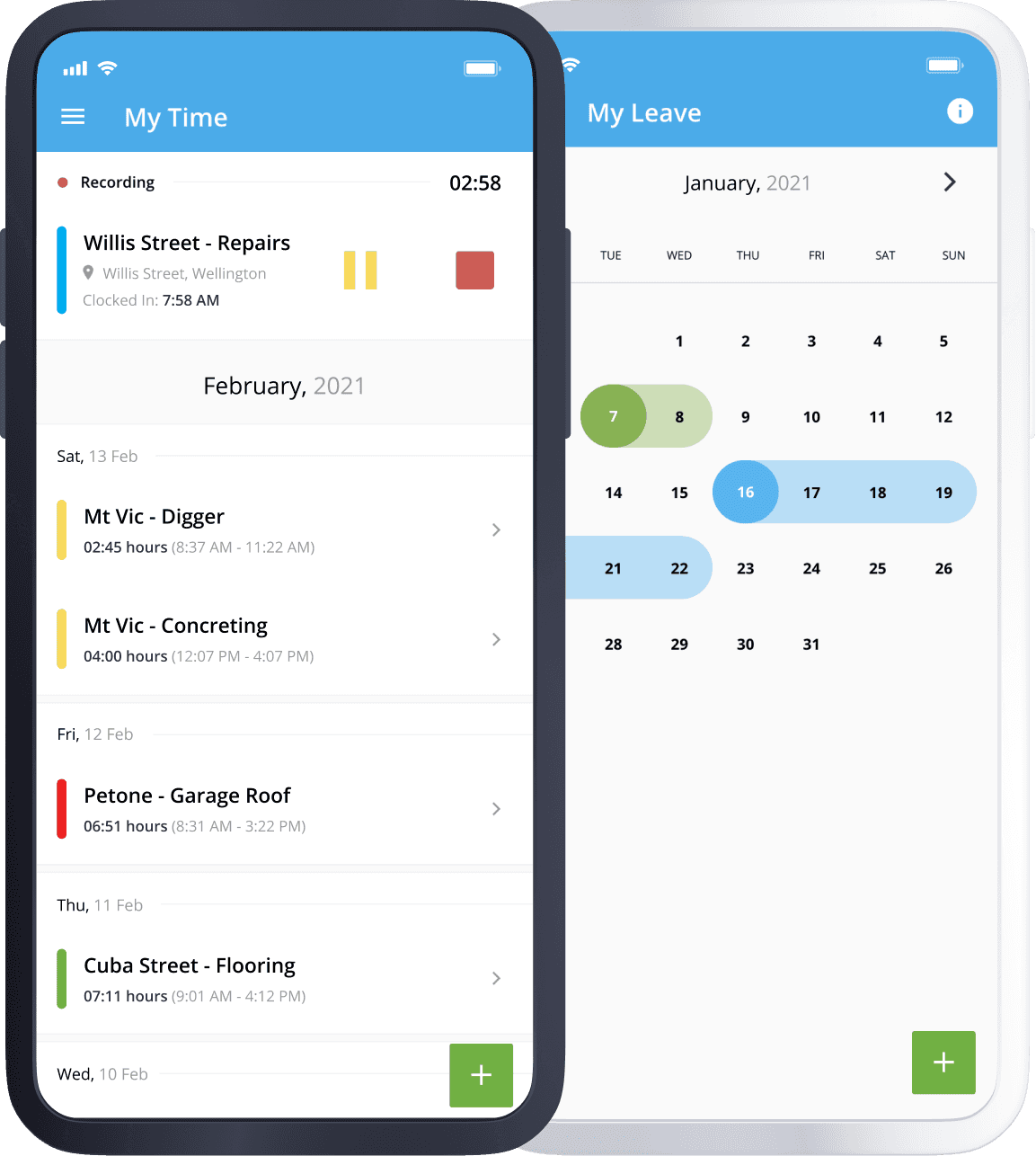 Timesheets, leave, expenses & payslips on mobile Timesheets, leave, expenses & payslips on mobile