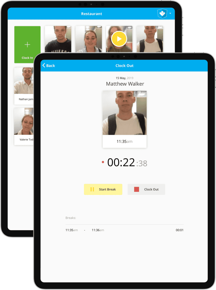 Clock In & Out | Photo Time Clock | PayHero